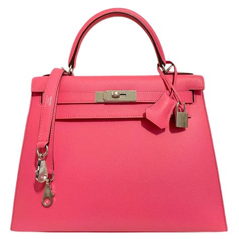 hermes kelly rose azalee|hermes kelly 28cm for sale.